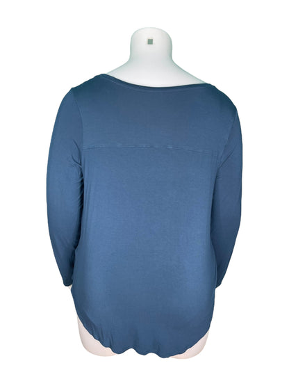 Blue Long Sleeve Crewneck Shirt