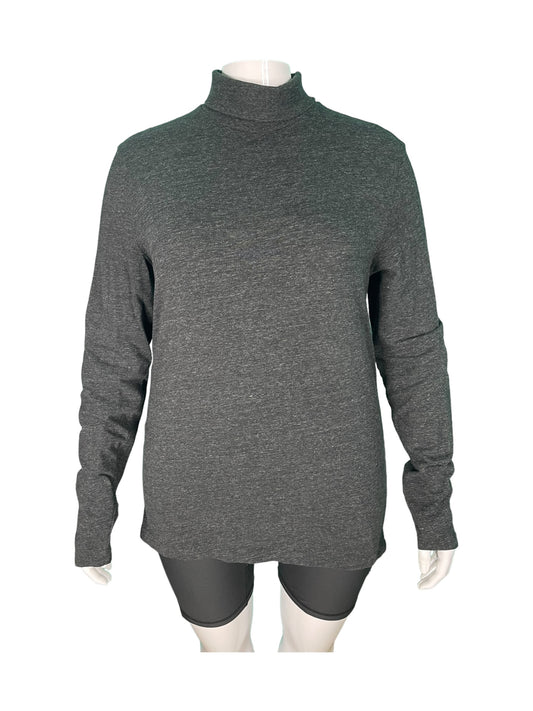 Dark Grey Turtleneck Shirt