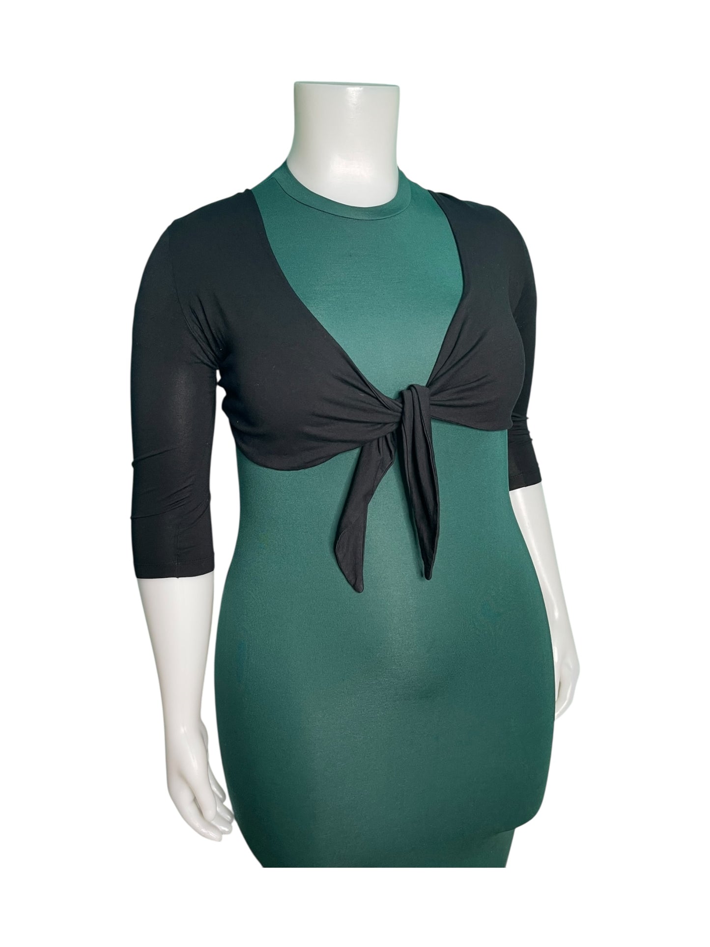 Black Tie Front Cardigan