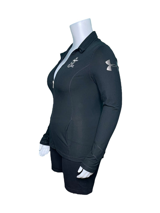 Black Long Sleeved Zip up