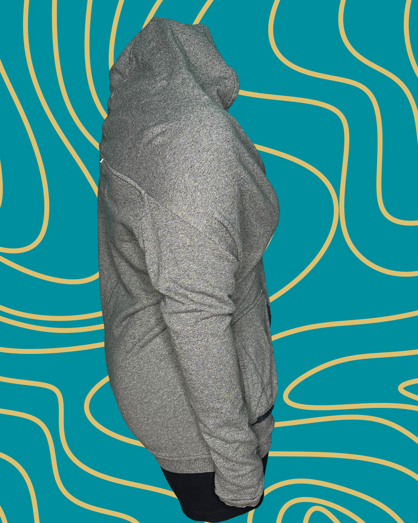 Grey Long Sleeved Cardigan