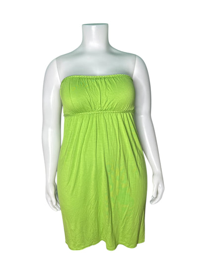 Neon Green Tube Dress