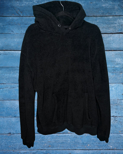 Black Fuzzy Hoodie