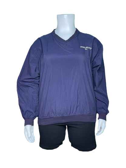 Navy Blue Long Sleeved Spring Jacket