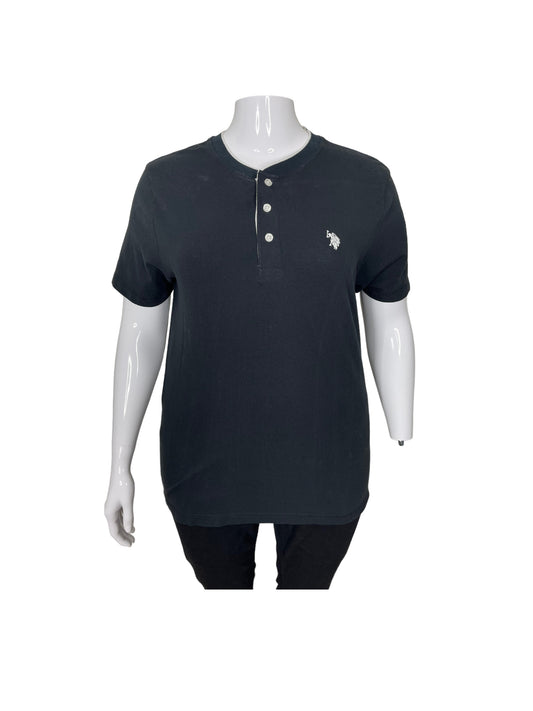 “U.S. Polo Assn.” Black Short-Sleeved No colour Polo Shirt (L)