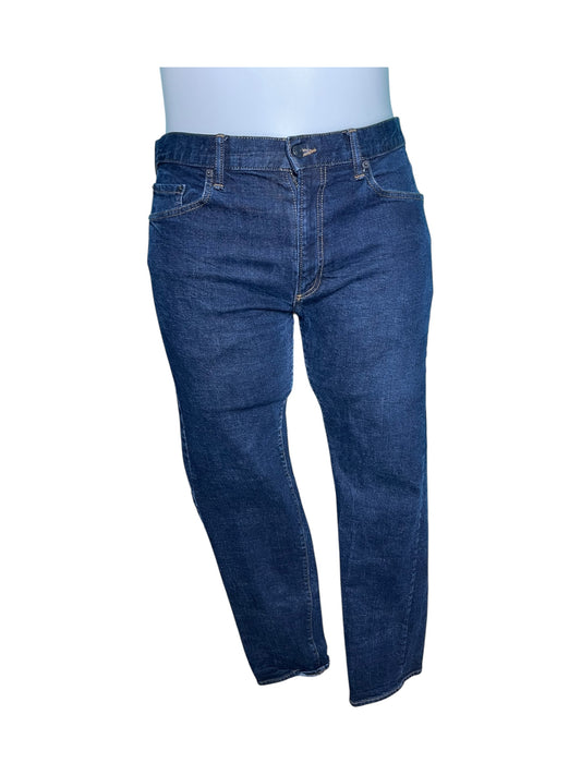 Dark Blue Straight Jeans