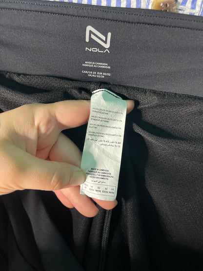 Black Athletic Skort