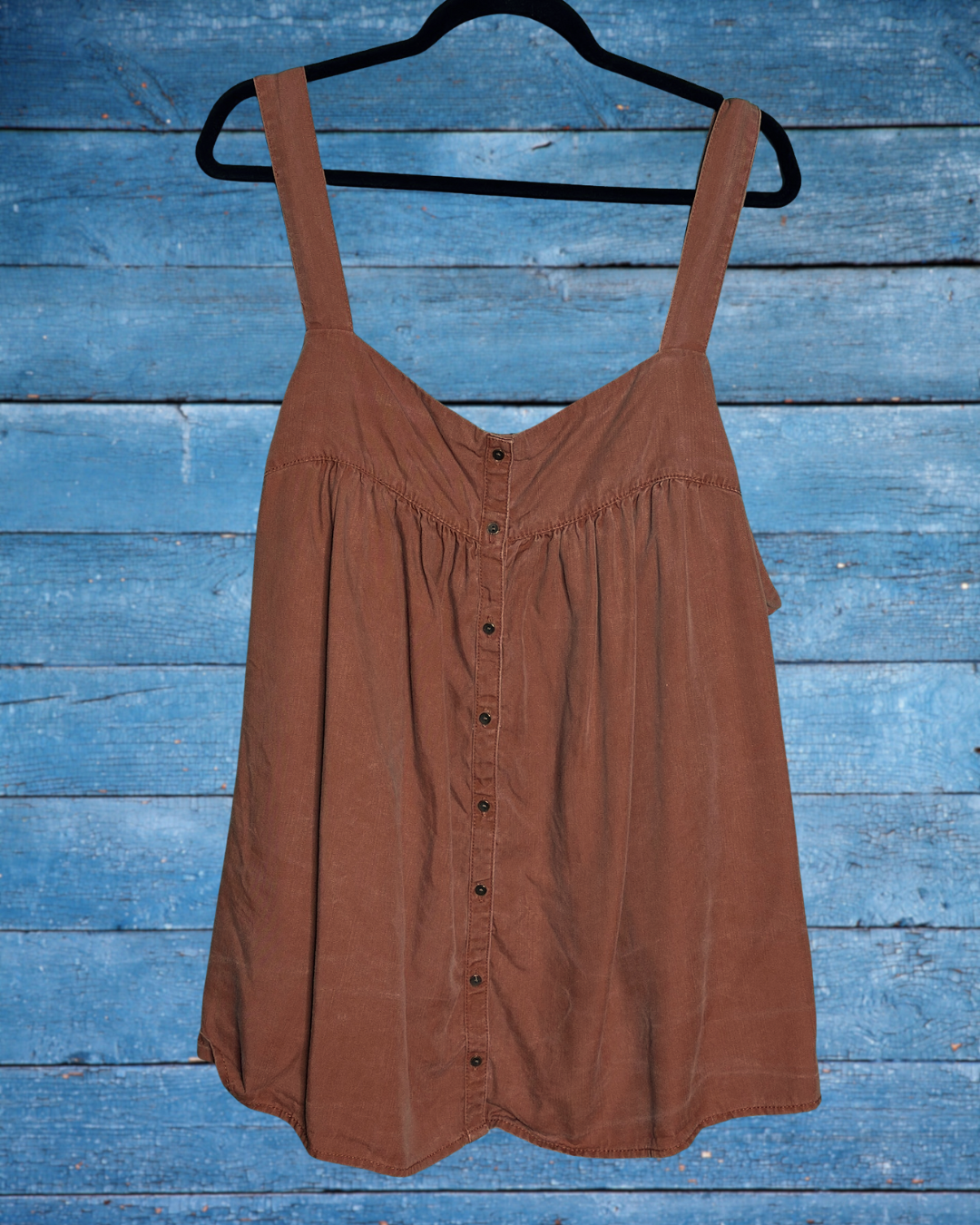 Coral Sleeveless Blouse