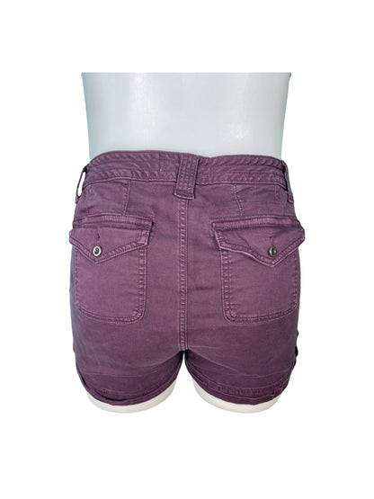 Plum Shorts Cuffed Shorts