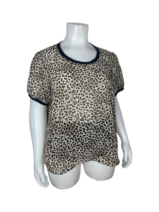Cheetah Print Sheer w/ Black Trim (3)