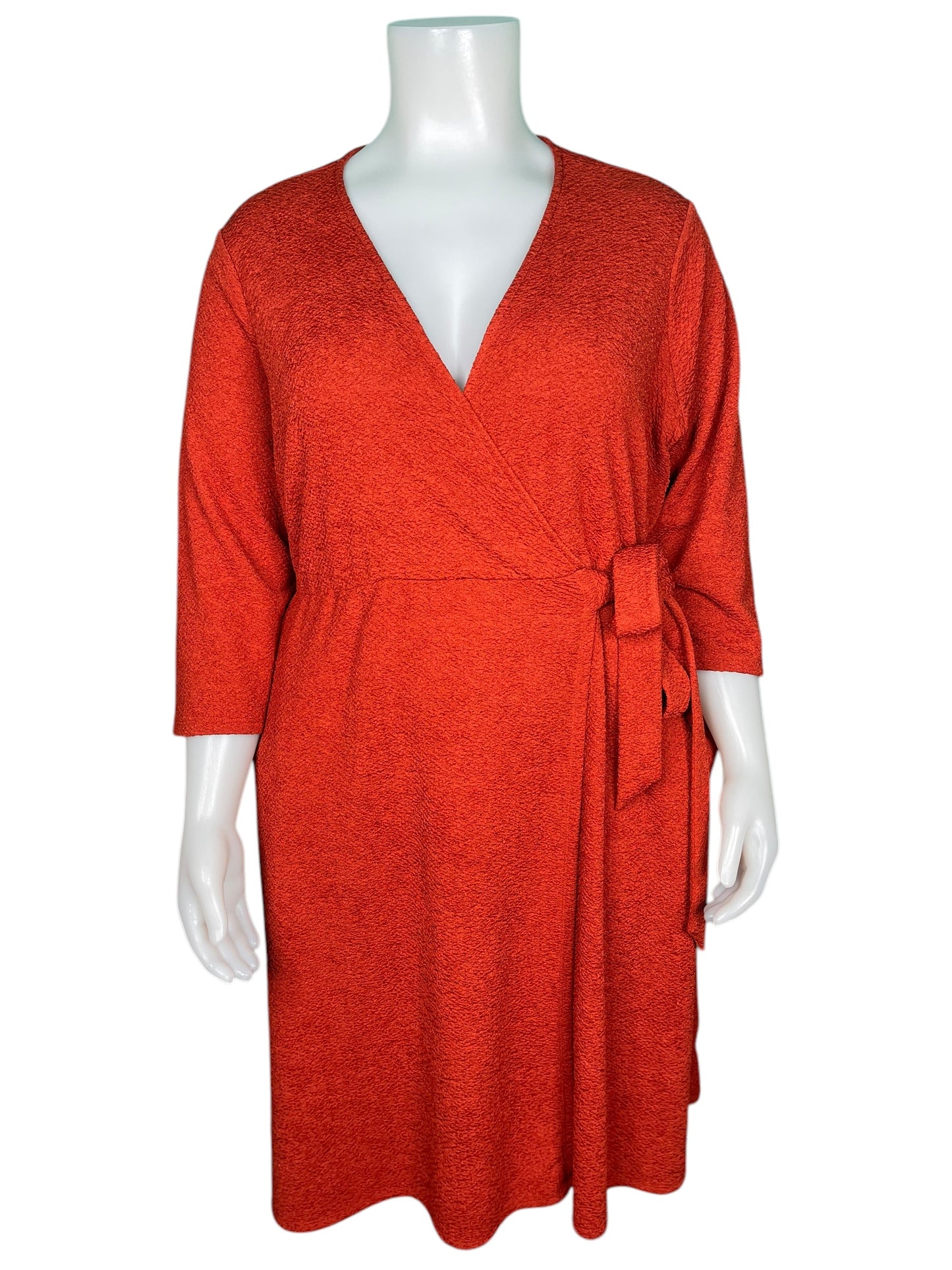 Burnt Orange Dress w/ Pockets