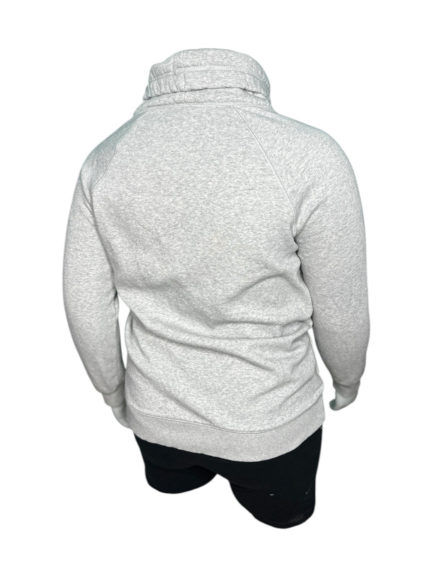Grey Mock Neck Long Sleeved Sweater