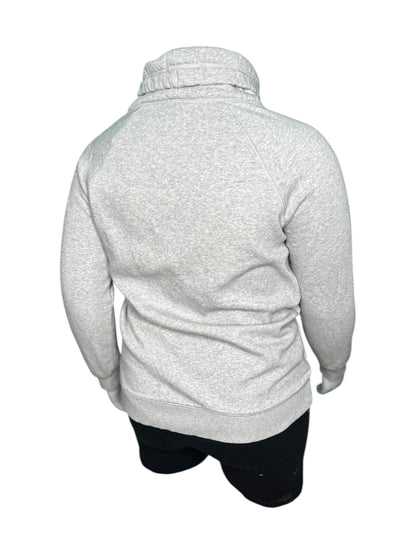 Grey Mock Neck Long Sleeved Sweater