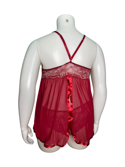 Red Lingerie Set