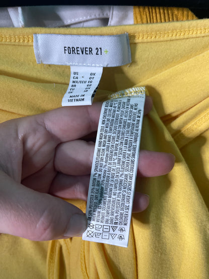 Yellow Halter Backless Bodycon Dress