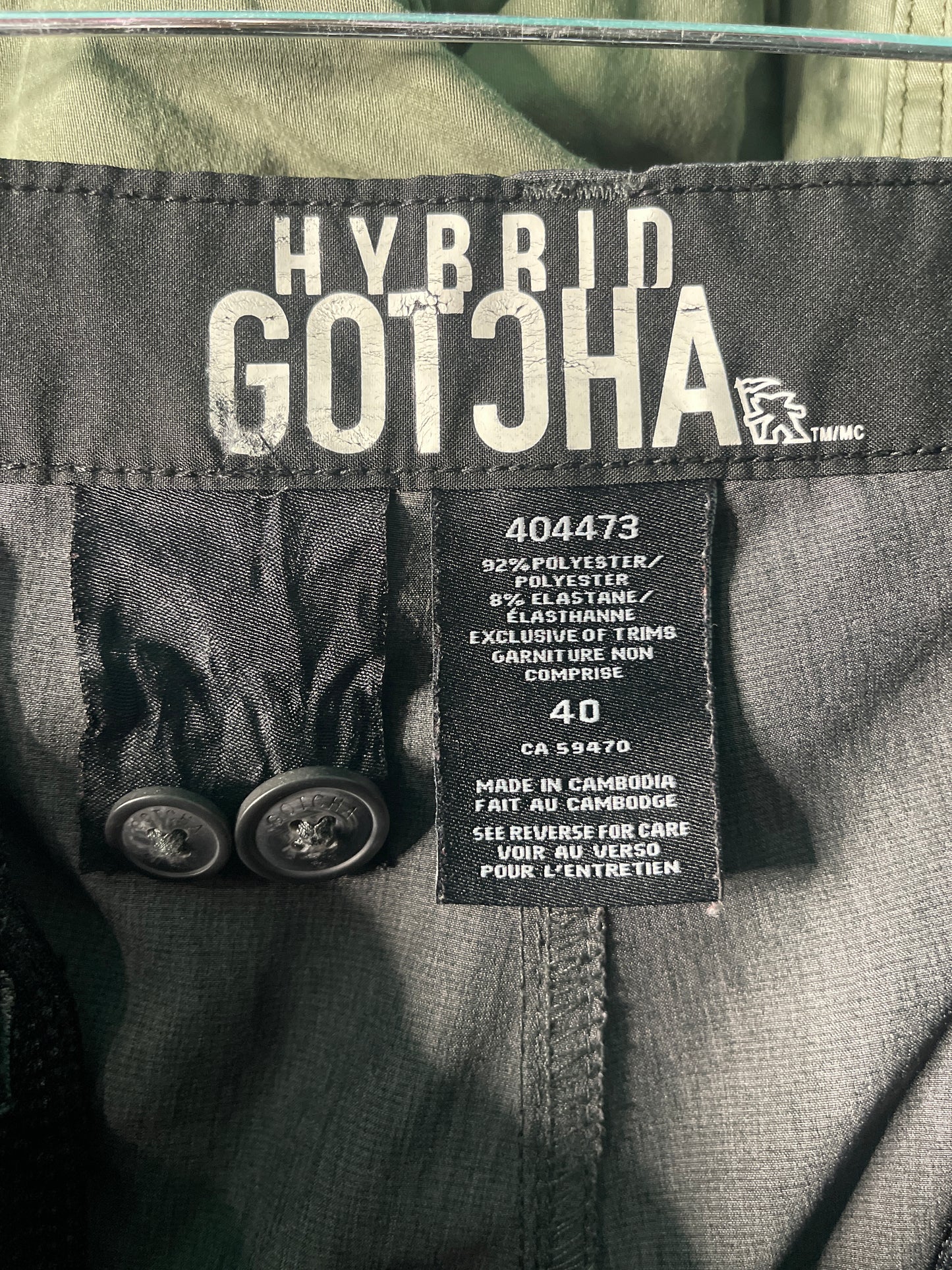 Grey and Black Plaid Shorts