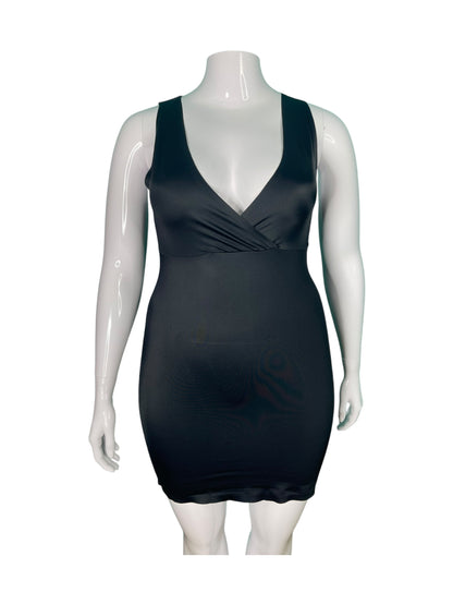 Black Sleeveless Fully Body Slip