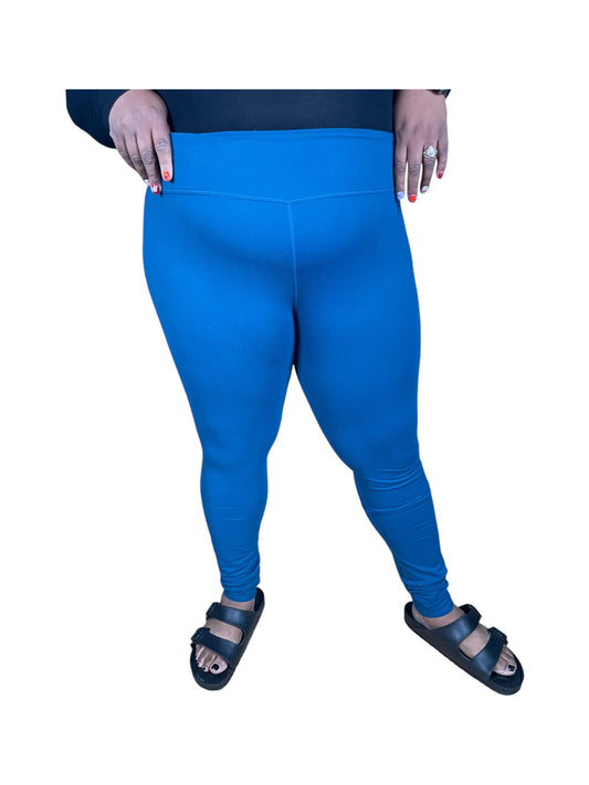 Bright Blue  Athletic Leggings