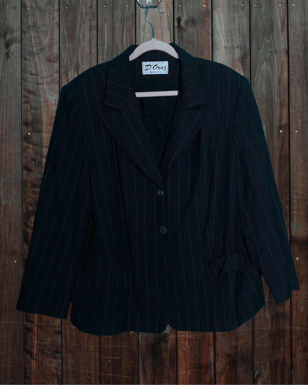 Navy Blue Pinstripe 2 Button Suit