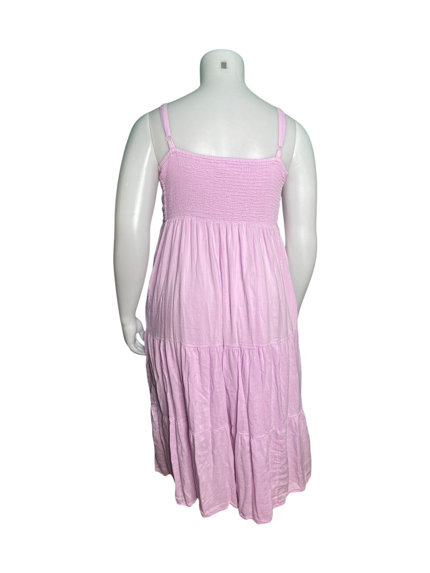 Light Pink Sleeveless Maxi Dress