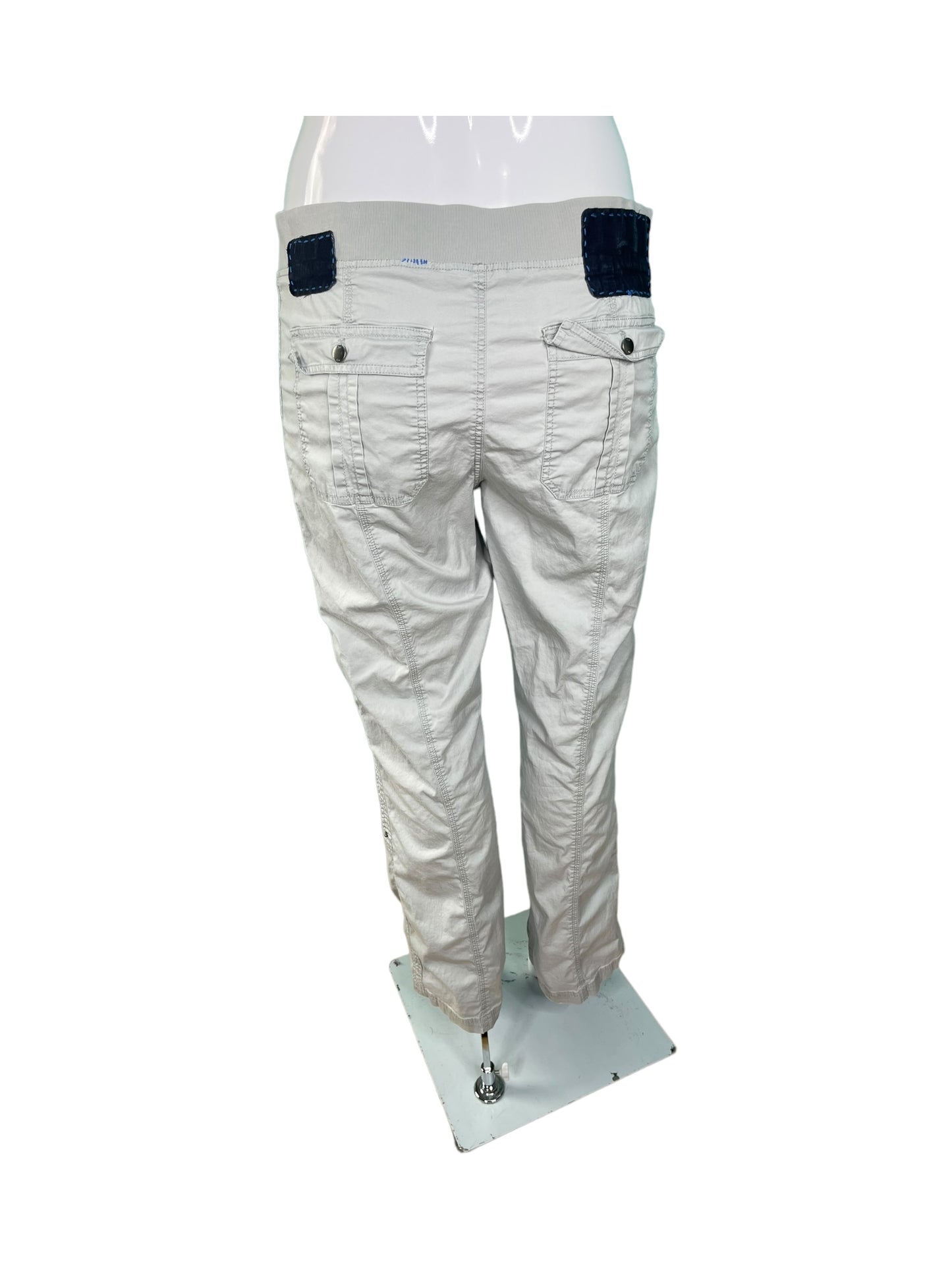 Grey Cargo Style Highrise Pants