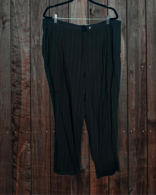 Navy Blue Pinstripe 2 Button Suit