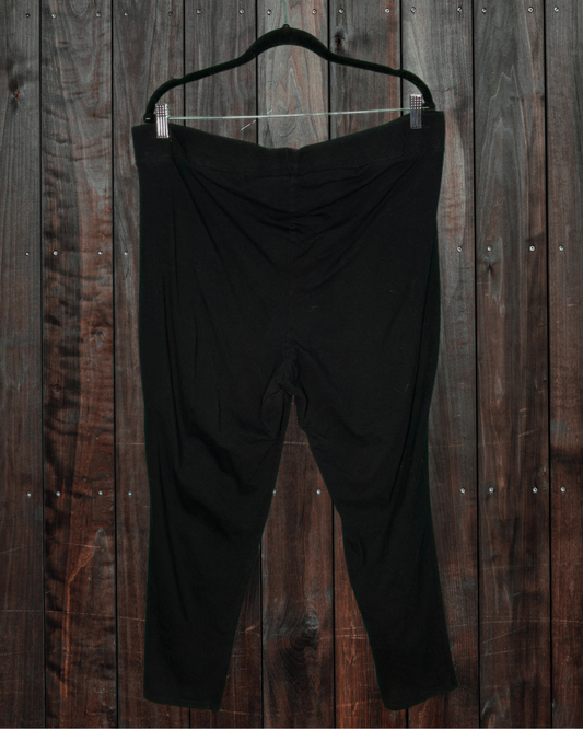 Black Distressed Leggings