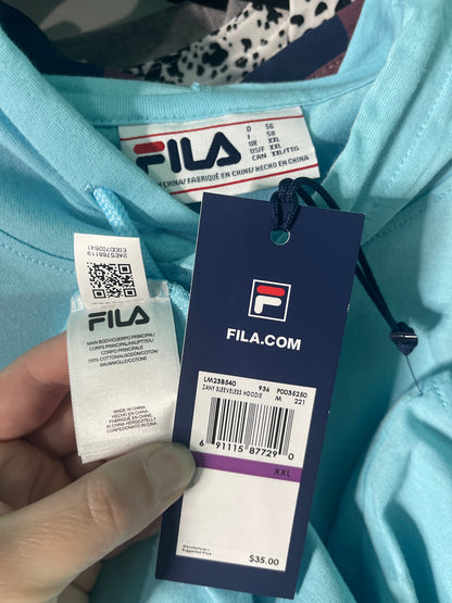 Baby Blue Sleeveless Hooded Shirt