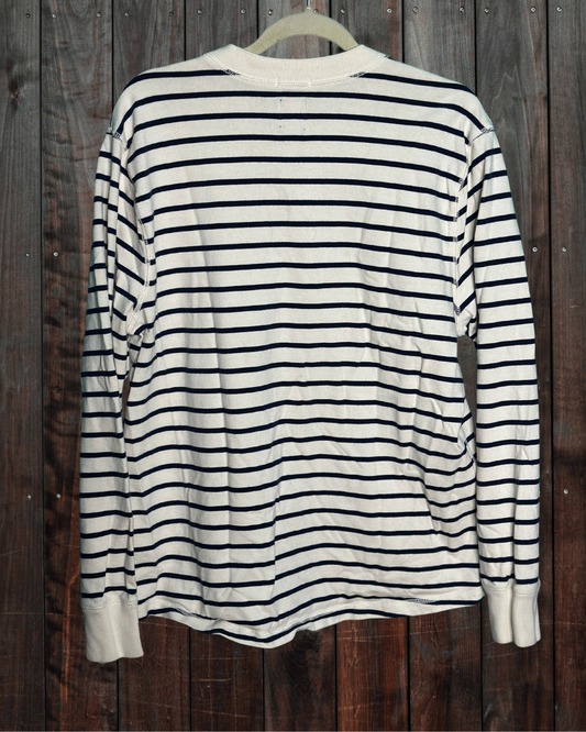 White Striped Long Sleeved Shirt