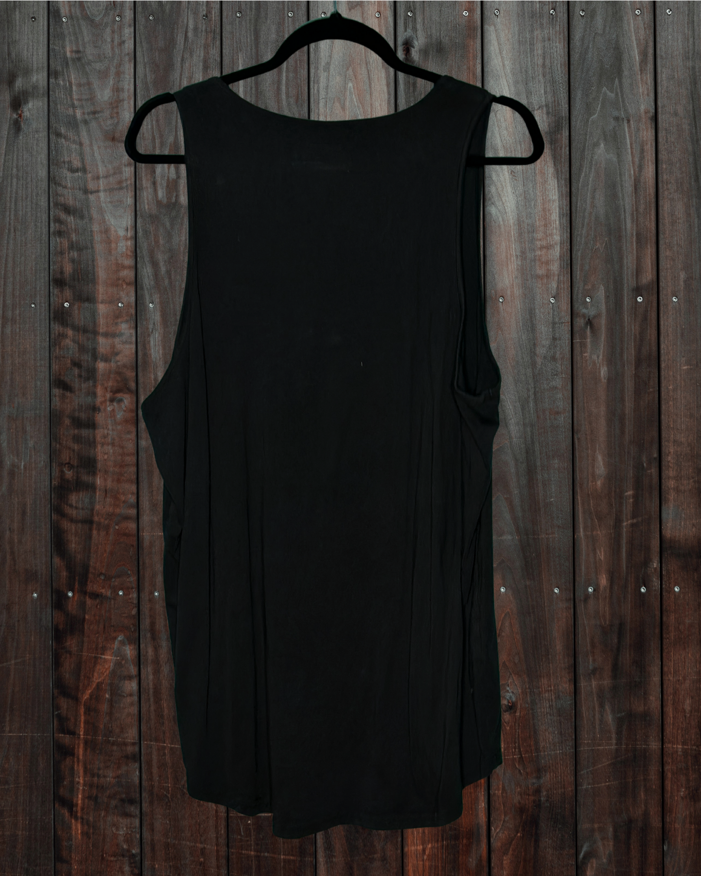 Black Sleeveless Tank Top