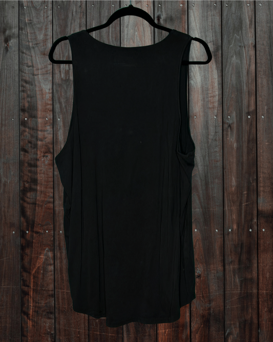 Black Sleeveless Tank Top