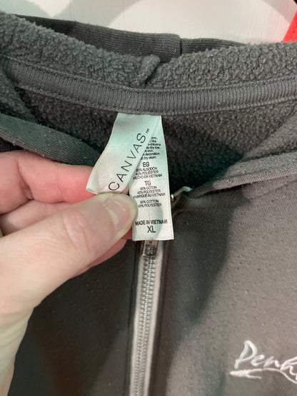 Dark Grey Hoodie Zipper