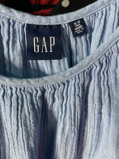 Baby Blue Shiny Cap Sleeved Mini Dress