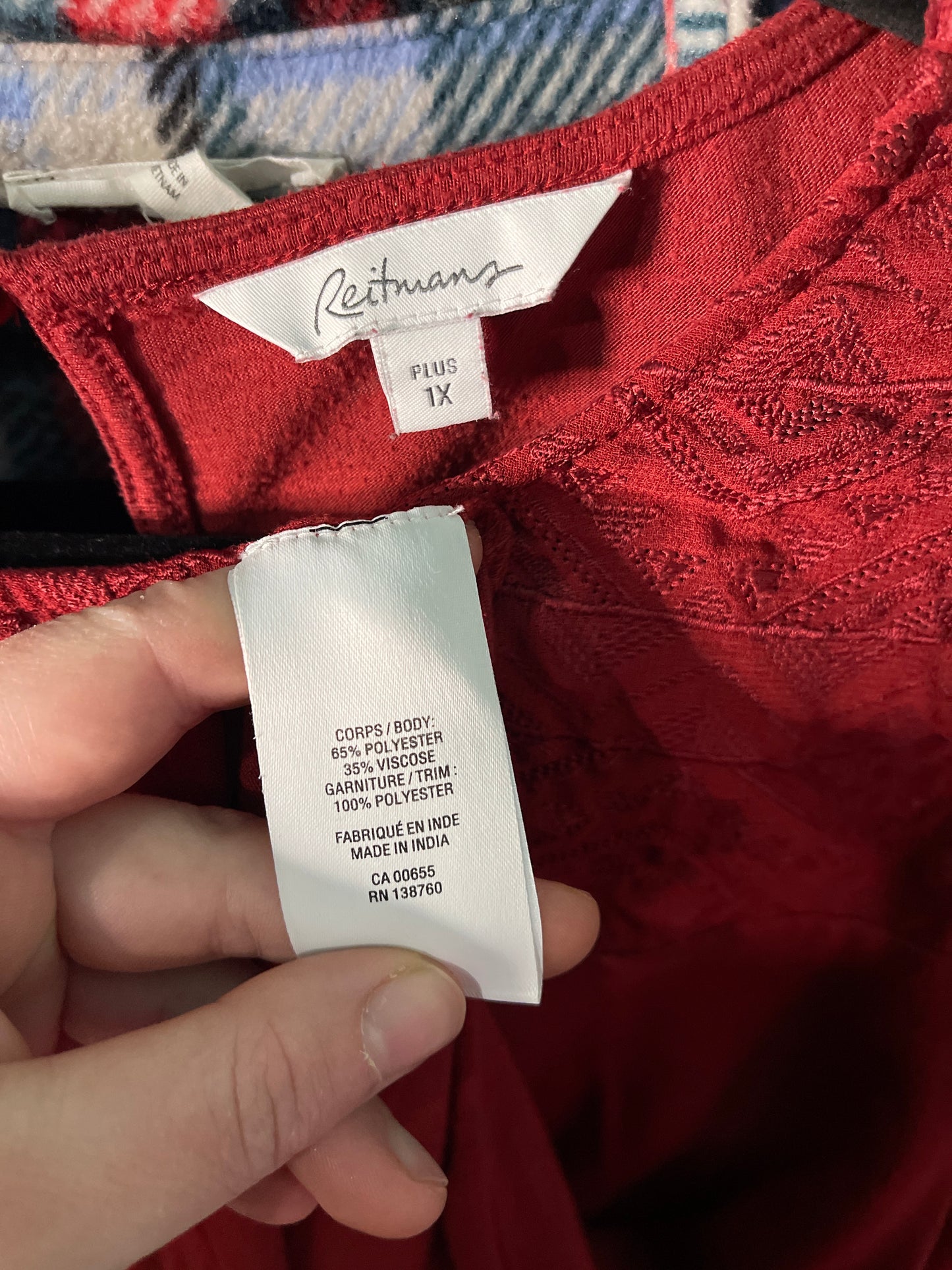 Burnt Orange 3/4 Sleeved Shirt