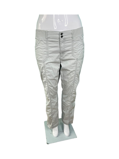 Grey Cargo Style Highrise Pants