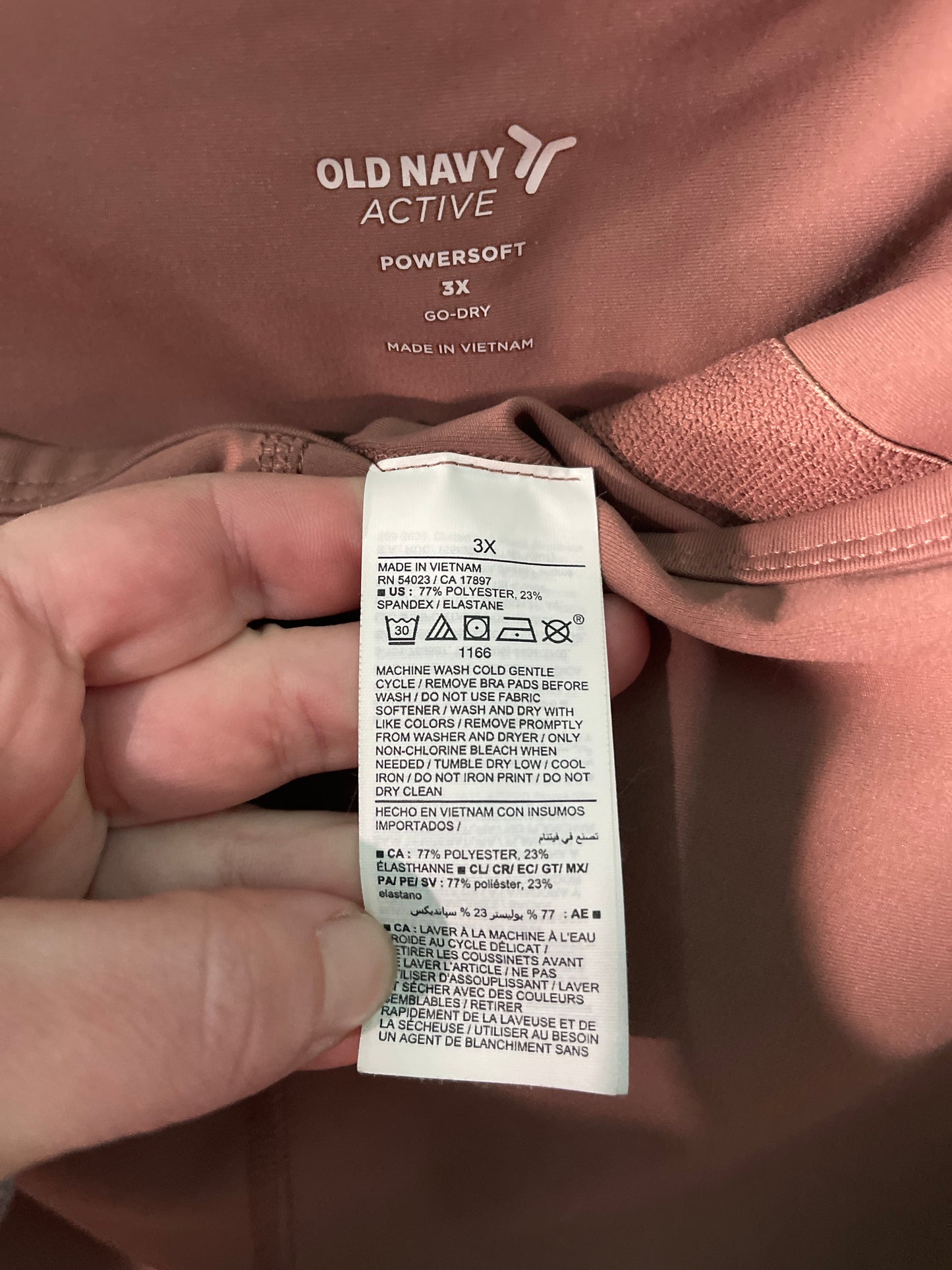 Rose Gold Athletic Jumpsuit