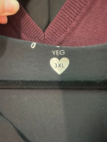 Black "It's a throat Punch Kinda Day" 3/4  Shirt