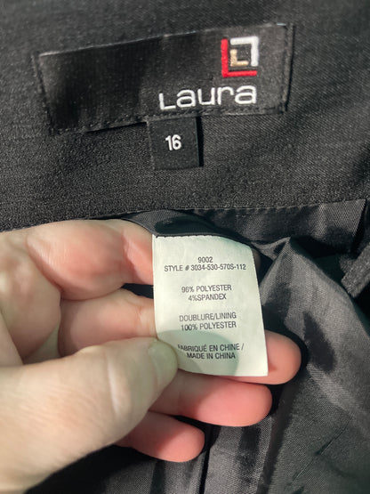 Grey Pencil Knee Length Skirt