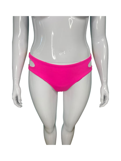 Fluorescent Pink & Orange Swimwear Bottoms