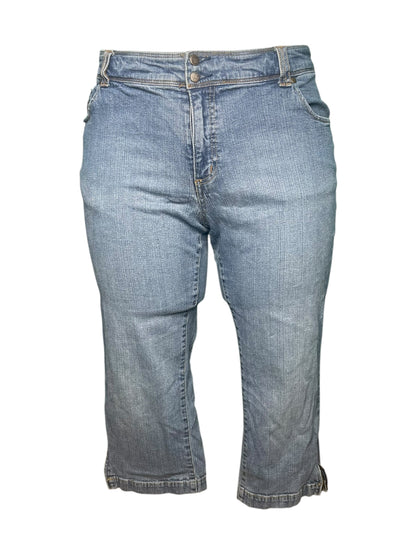 Light Denim Capris