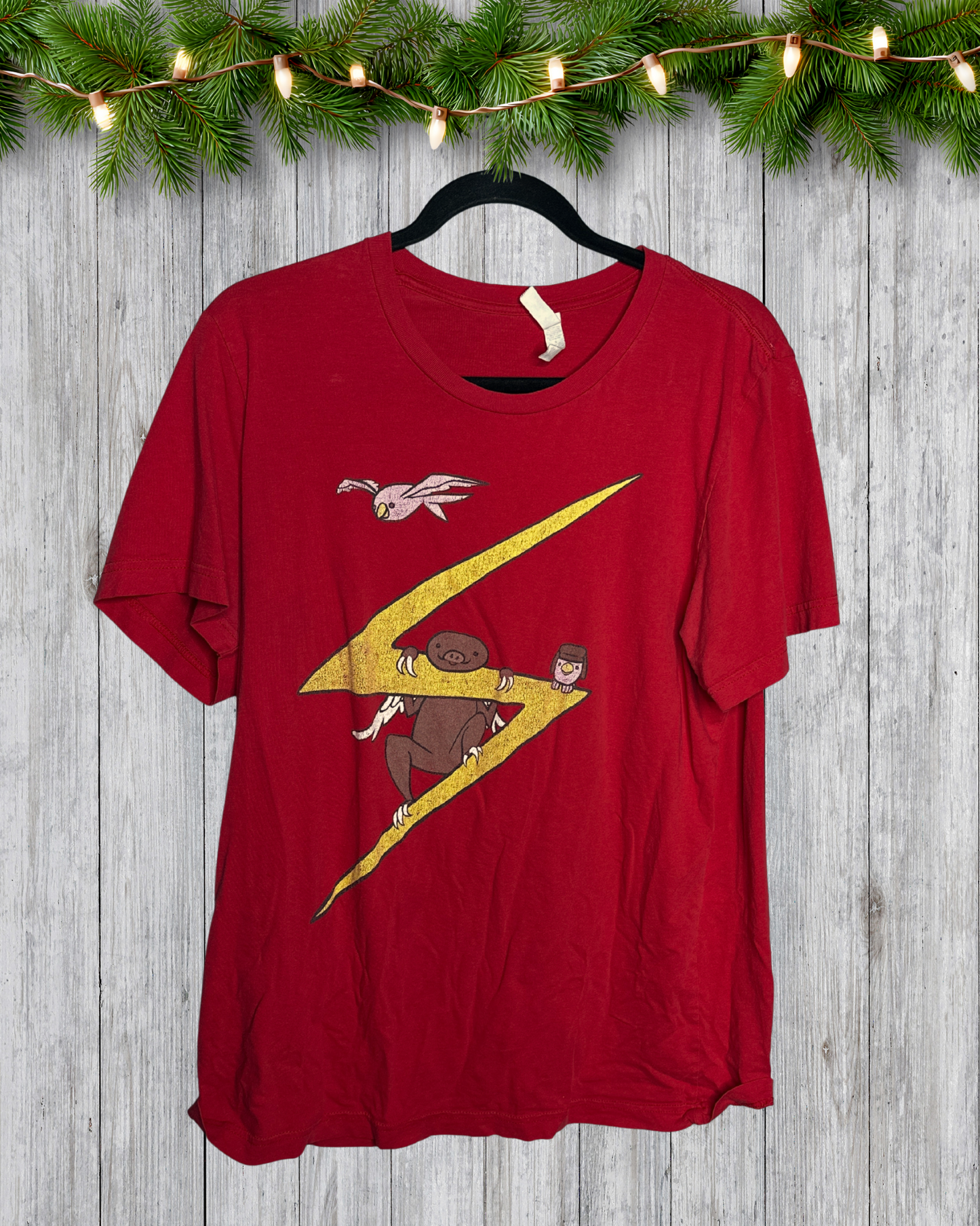 Red Flash Graphic T-shirt