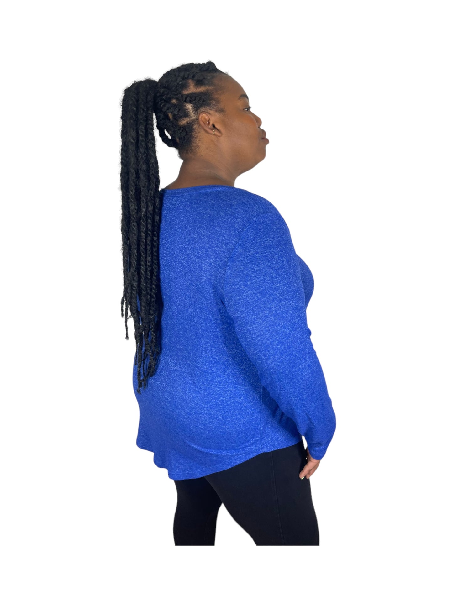 Blue Long-sleeved Shirt (XL)