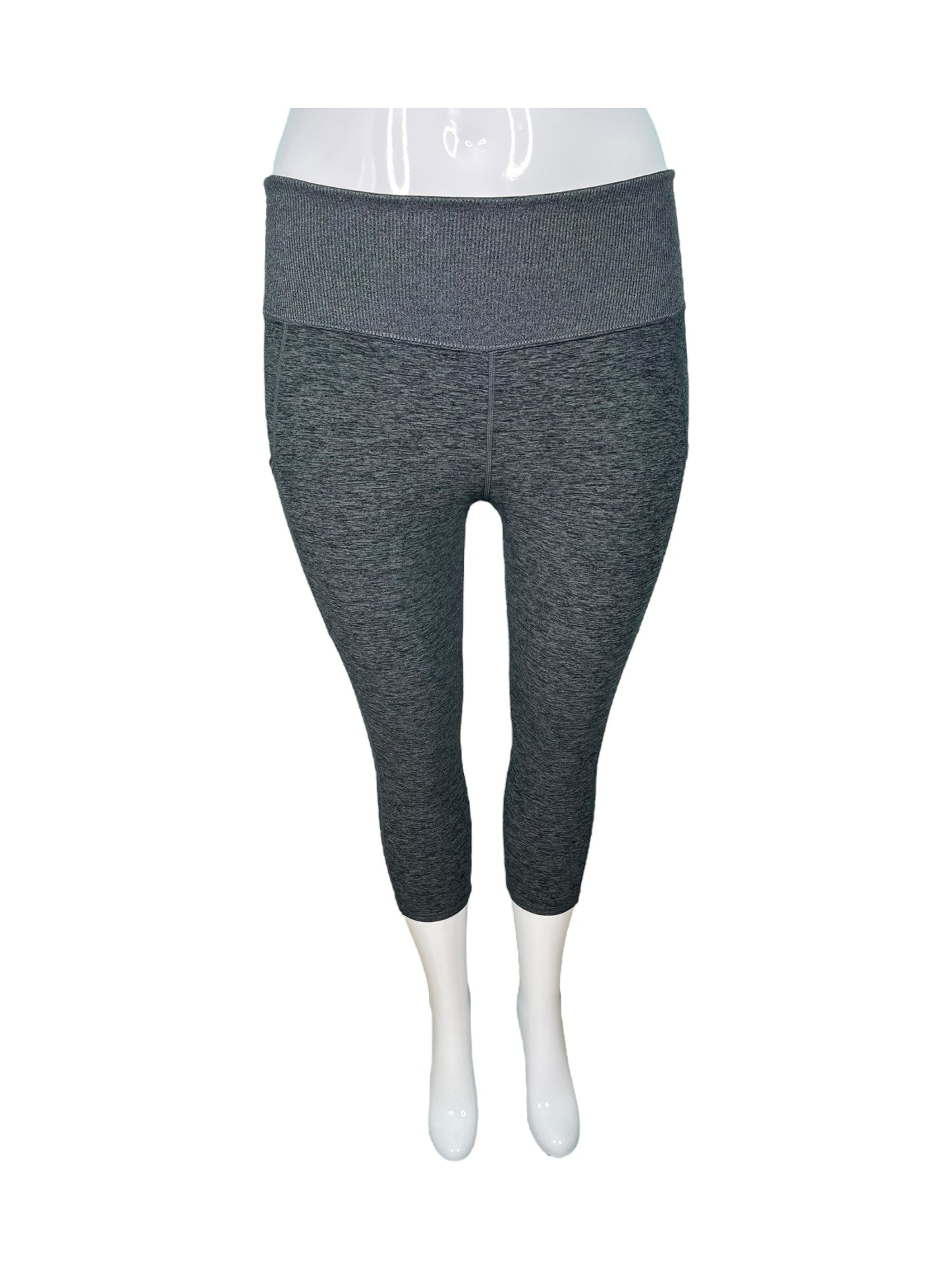 Grey Capris Leggings