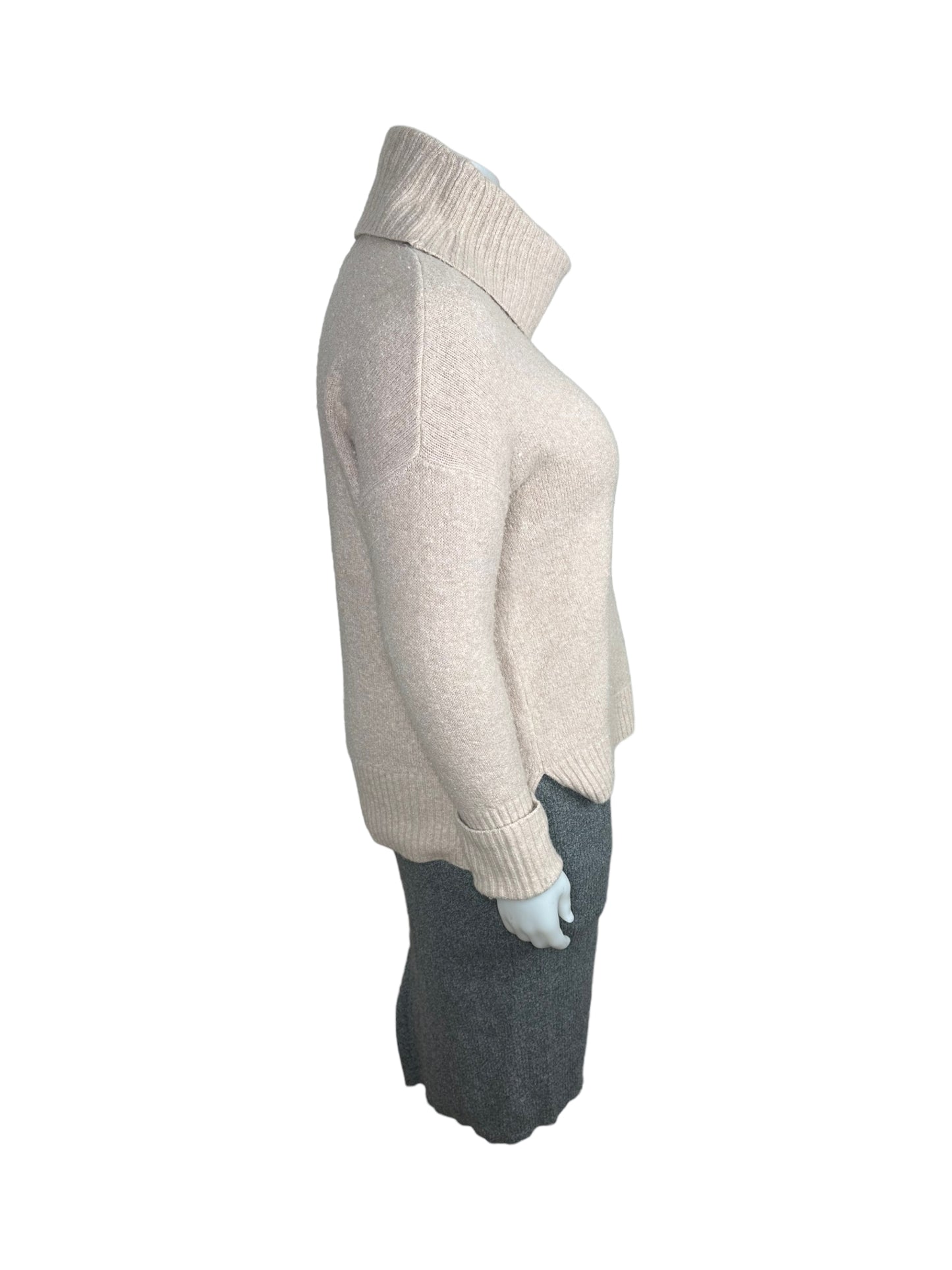 Light Pink Turtleneck Sweater