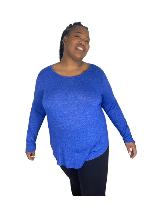 Blue Long-sleeved Shirt (XL)