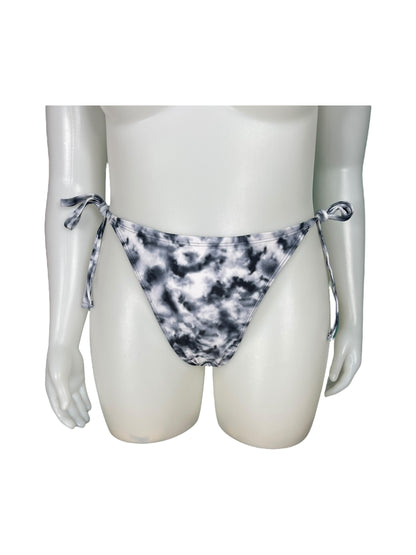 Black & White Marble Bikini Bottoms