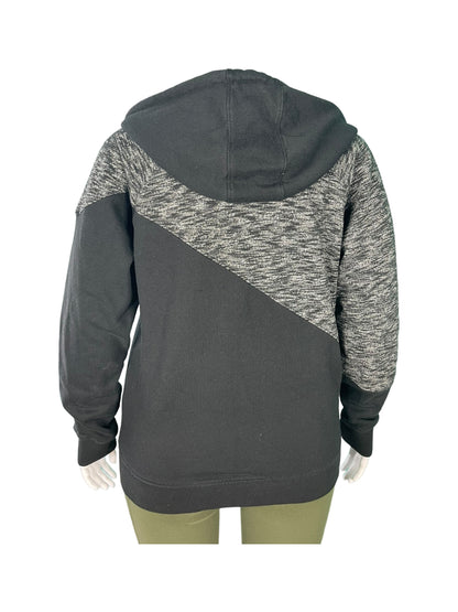 Grey & Black Zip Up Hoodie