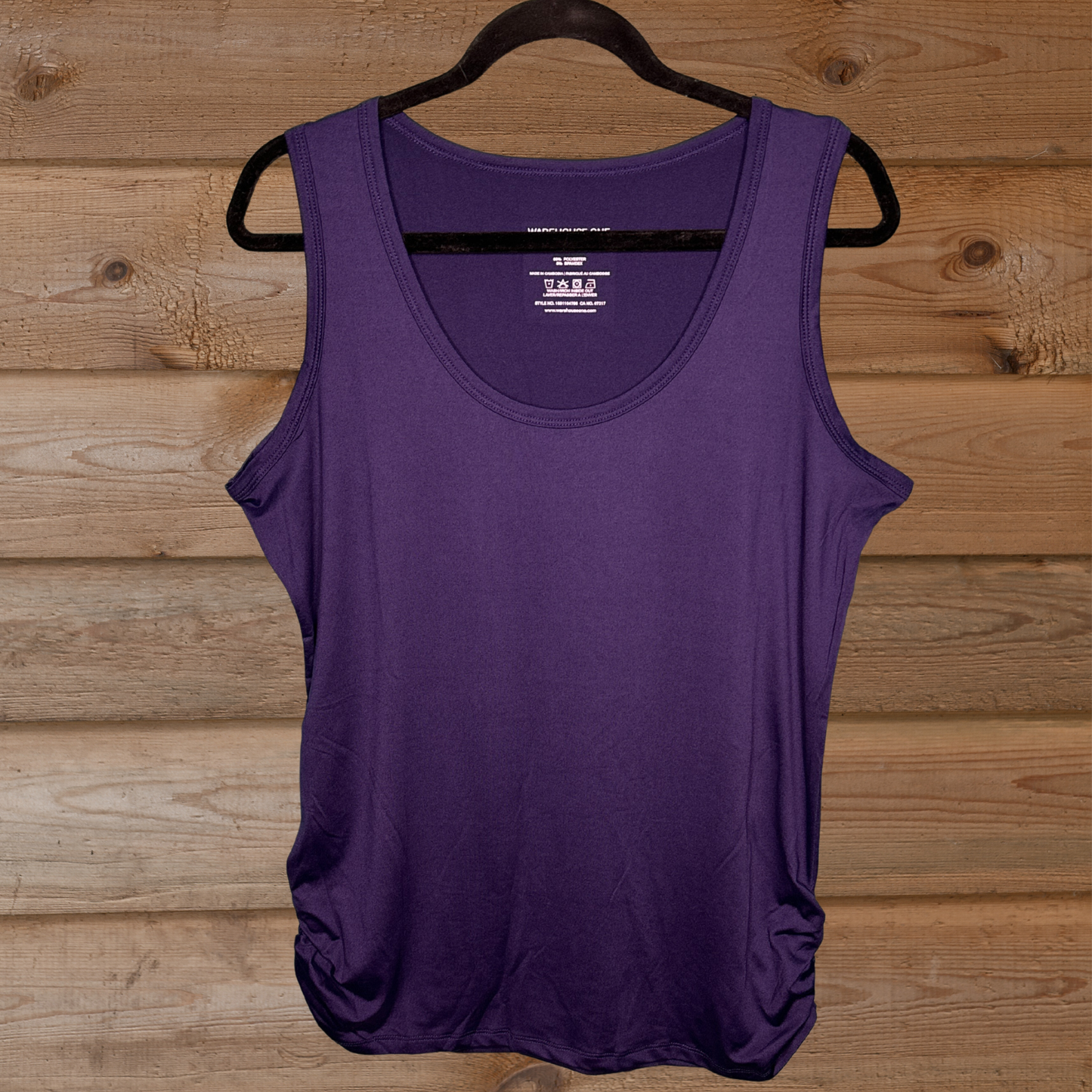Purple Sleeveless Tank Top