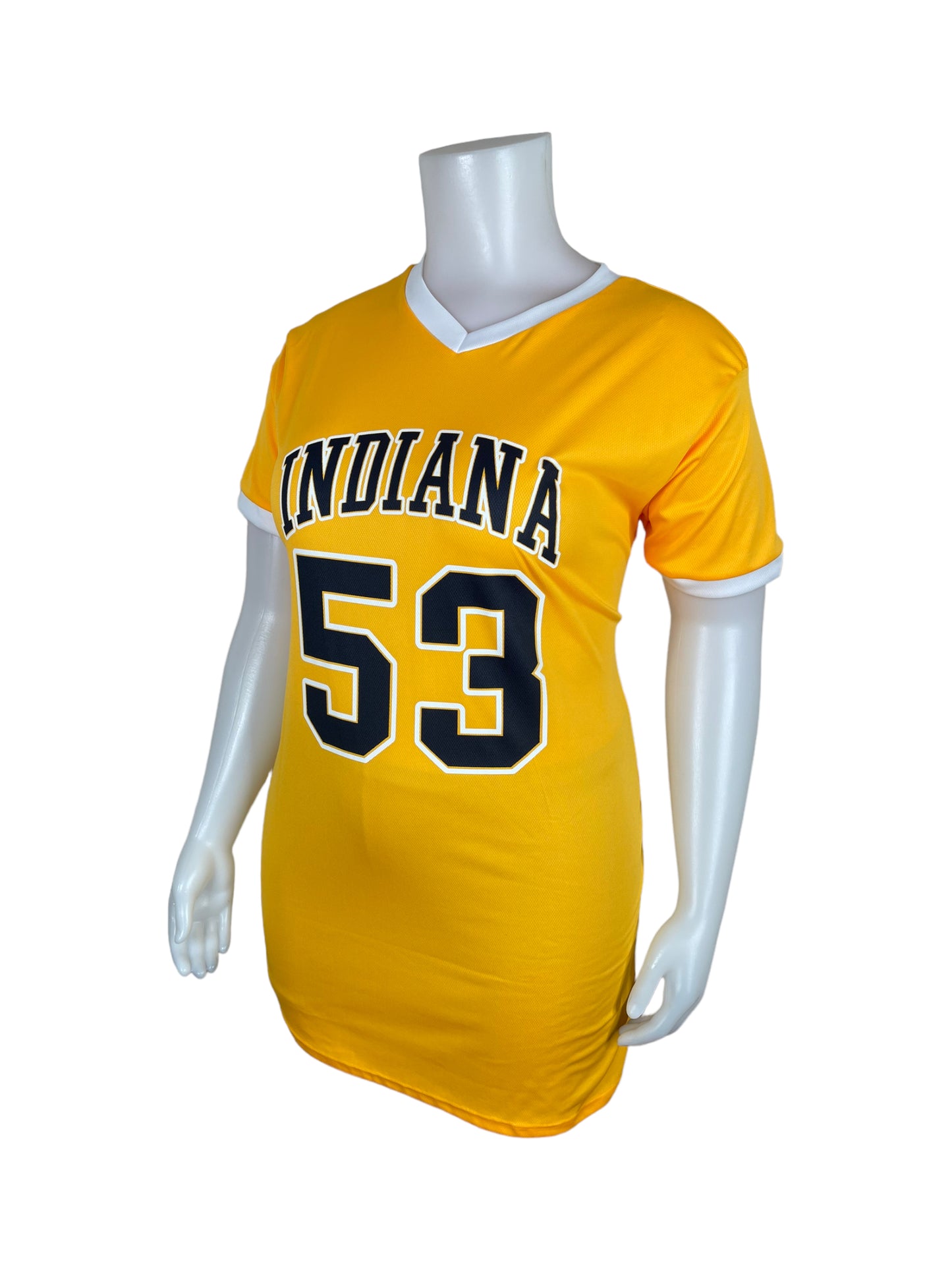 “Fashion Nova” Yellow Indiana Basketball Dress (1X)