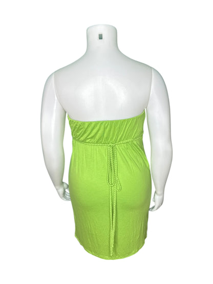 Neon Green Tube Dress